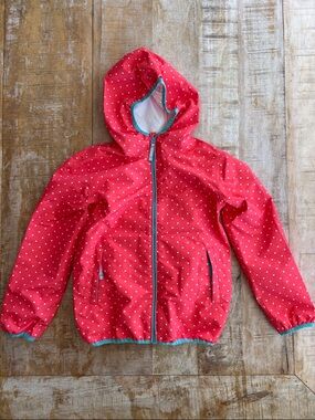 Mini Boden Girls Packable Raincoat size 7-8Y